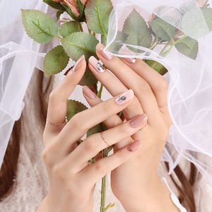 ShineB Best Selling <b>3D</b> Gel Nail Strips #45841 High Quality Easy Nail <b>Stickers</b> with Mermaid Tears Design Salon Made Korea Fashion - Product Image 3