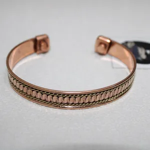 Antique Copper Cuff Bracelet Stylish Metal Crafts Pure Copper Cuff Ring Artificial Jewellery From Tradnary