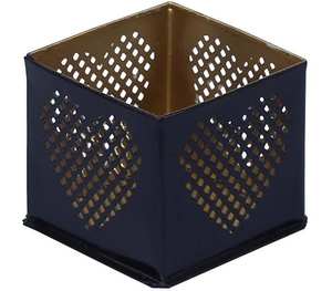 Bougeoir votif en métal bon marché le plus populaire avec conception de feuille pour la décoration de Noël à la maison - Product Image 4