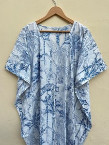 ชุดเดรสยาวคาฟตันโบฮีเมียนทำด้วยมือสำหรับผู้หญิงชุดเดรสคาฟตันสไตล์ลำลองพิมพ์ลายสัตว์สำหรับฤดูร้อนฤดูหนาวเหมาะสำหรับฤดูใบไม้ผลิฤดูใบไม้ร่วงฤดูหนาว - Product Image 2