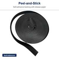 Lot de 5 bandes d'exercice souples en nylon résistantes aux chocs pour brassard de sport Velcro, sangle auto-agrippante pour moniteur de fréquence cardiaque