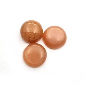 Piedra Lunar de Melocotón Natural, Mezcla de Tamaños, Gema Redonda Suelta, Cabujón de 3-14 mm, Piedra Lunar de Melocotón para Joyería - Product Image 6