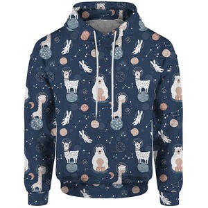 Vente en gros pulls à capuche respirants et décontractés pour hommes design personnalisé 100% coton nouveau sublimation teint uni automne - Product Image 2