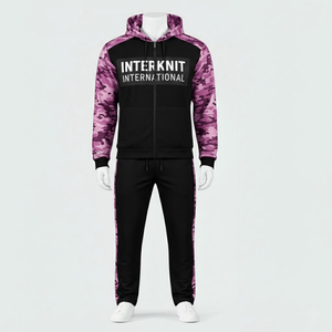 Conjunto Deportivo para Hombre, Sudadera con Cremallera y Pantalones Deportivos de Camuflaje, Ropa Deportiva Informal - Product Image 3