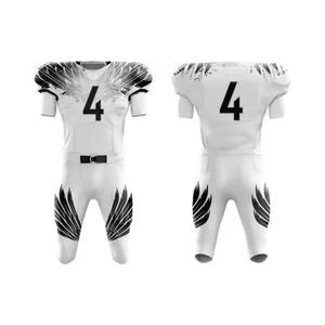 Meilleurs uniformes de football américain personnalisés 2025 en gros pas cher nouveauté maillot manches courtes grande taille conception personnalisée sublimation - Product Image 1