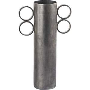 Le vase à fleurs en métal radiant fait à la main ajoute du luxe à vos fleurs avec force et style - Product Image 3