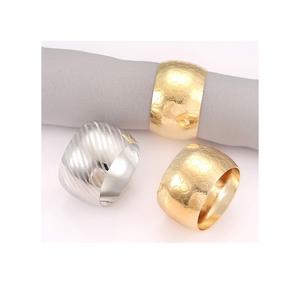 Servilleteros de Metal hechos a mano de diseño antiguo, servilleteros galvanizados de lujo para Decoración de mesa de cena de fiesta de boda, alta calidad - Product Image 2