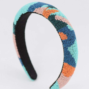 Nouveauté Mode Bandeau à perles Accessoires pour cheveux pour femmes Broderie à perles Perles de verre faites à la main Bandeau - Product Image 3