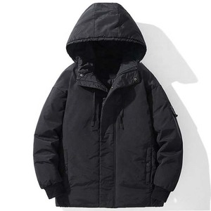 Chaqueta acolchada ligera para hombre con capucha, abrigo de invierno resistente al agua para deportes al aire libre, ropa para hombre, chaqueta acolchada - Product Image 4