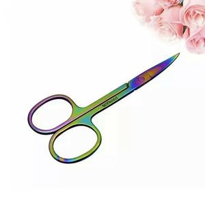 Tijeras Faciales Rectas de Acero Inoxidable con Mango de Cerámica, Instrumentos de Belleza, Herramienta de Precisión para Recortar Cejas - Product Image 5