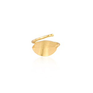 Wholesale Lot Fashion Simple Brass <b>Ring</b> Gold Plated <b>Plain</b> <b>Rings</b> Women Fashion Minimalist Brass <b>Ring</b> Gift For Casual And Party - Product Image 1