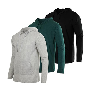 Sweat à capuche surdimensionné pour hommes de haute qualité Streetwear polaire coton mélangé décontracté imprimé bouffant personnalisé Anti-rétrécissement tricoté - Product Image 6