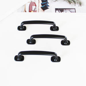 Manija de Gabinete de Aleación de Zinc Curvada y Elegante con Base Alargada para Cómodas y Muebles de Comedor - Manija de Cajón Duradera y Ecológica - Product Image 3