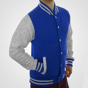 Chaqueta de béisbol de estilo universitario holgada de poliéster/algodón de otoño e invierno con logotipo personalizado para hombre, con patrón de letras, resistente al agua, a prueba de agua, para Otoño e Invierno - Product Image 1