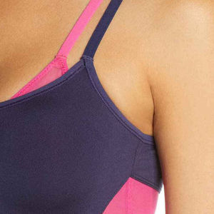 Soutien-gorge de sport sans couture à soutien élevé deux tons doux rembourré femmes vêtements de sport soutien-gorge de sport personnalisé entraînement femmes soutien-gorge de sport - Product Image 6