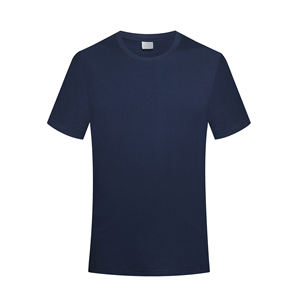 Vente en gros, offre spéciale, t-shirts vierges à manches courtes en coton avec logo imprimé, t-shirt tactile de bonne qualité pour hommes - Product Image 2