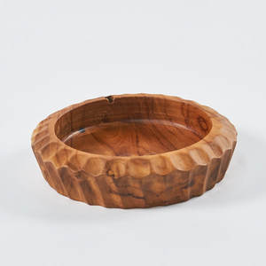 Bol décoratif en bois artisanal Hanafi pour table de salon et décoration intérieure - Product Image 3