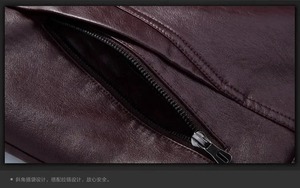 Chemise en cuir pour hommes 2024 à capuche affaires haute qualité Satin hiver polaire chaud motard Vintage manteau Moto décontracté mince pilote rapide - Product Image 3