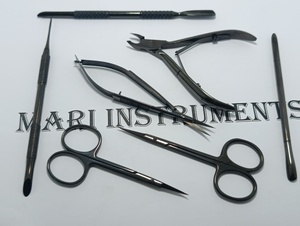 Juego de Manicura y Pedicura de Acero Inoxidable de Alta Calidad de 7 Piezas, Cortaúñas, Empujador de Cutículas, Tijeras de Belleza - Product Image 6