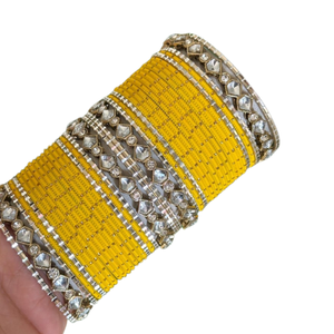 Wholesale Indian Style Churiya Bangle <b>Set</b> for Wedding Latest Design Women's Jewelry Hand Made Bridal Bangles <b>Sets</b> for <b>Ladies</b> - Product Image 1