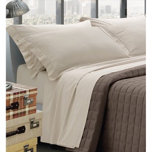 ชุดเครื่องนอนผ้าฝ้ายแท้ผ้าสักหลาดสีทึบติดตั้งในอิตาลีปรับแต่งได้ - Product Image 6