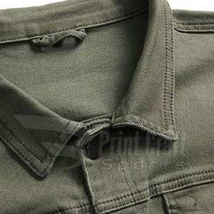 แจ็คเก็ตยีนส์ผู้ชายดีไซน์ใหม่ สีพื้น แจ็คเก็ตยีนส์ฤดูหนาว เสื้อผ้าลำลอง แจ็คเก็ตยีนส์ผู้ชาย - Product Image 3