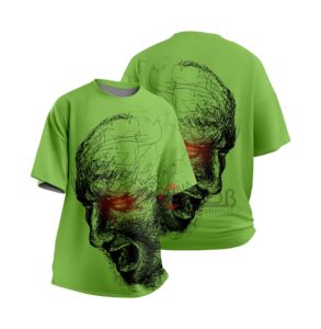 Diseño gráfico personalizado Impresión O-cuello Abajo Hombro Hombres y mujeres Casual 100% Algodón 300gsm Camiseta unisex de gran tamaño - Product Image 5