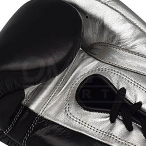 2024 logotipo personalizado de alta calidad impreso 6oz 12oz PU guantes de boxeo de cuero cómodo entrenamiento empuñaduras para jóvenes y adultos - Product Image 6