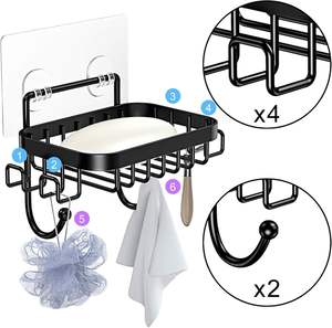Jabonera de Acero Inoxidable Duradera con Rendimiento Prolongado, Soporte Higiénico para Jabón para Baño y Áreas Húmedas, Uso Doméstico - Product Image 3