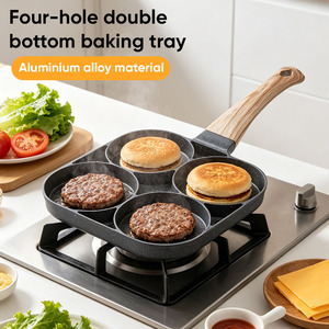 Sartén Multifuncional de Aleación de Aluminio con Diseño de Zonas, Plancha Antiadherente para Huevos y Panqueques para Cocina Comercial y Hotel - Product Image 1