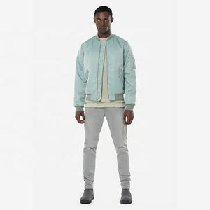 Chaqueta Bomber Unisex de Invierno, Personalizada OEM, de Alta Calidad, Transpirable, de Poliéster, con Cierre y Cuello Alto, Tallas Grandes, Precio al por Mayor - Product Image 2