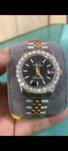 Nouvelle montre-bracelet en diamant moissanite hip-hop personnalisée de luxe de qualité supérieure uniquement avec lunette - Product Image 2