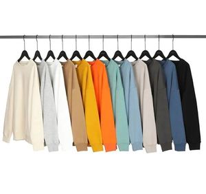 Sweat-shirts pour hommes en gros, pas chers, en coton uni, décontractés, à manches longues, pull en polaire chaud pour l'automne et l'hiver, vente de mode - Product Image 1