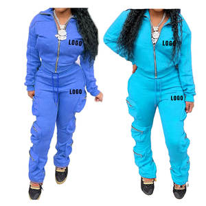 Custom Logo <b>Women</b> 100% Cotton <b>Fleece</b> Jogging Tracksuit Hoodie Long Sleeves Solid <b>Pattern</b> Vintage Eco-Friendly Winter Wear - Product Image 6