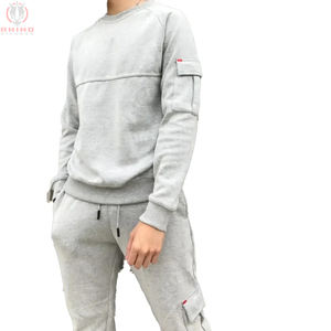 Survêtement d'été personnalisé en nylon et polyester Ensemble deux pièces de jogging thermique pour hommes Ensemble veste coupe-vent pour hommes Survêtement - Product Image 6