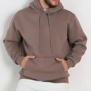 Sweat-shirt à capuche blanc brodé Aigle pour homme, collection 2026, vente en gros, pull uni de marque pour hommes - Product Image 1