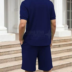 Custom Made <b>Design</b> <b>Men</b> Wholesale Running <b>T</b>-<b>Shirt</b> & <b>Shorts</b> <b>Set</b> Solid Color <b>T</b>-<b>Shirt</b> & <b>Shorts</b> <b>Sets</b> - Product Image 4