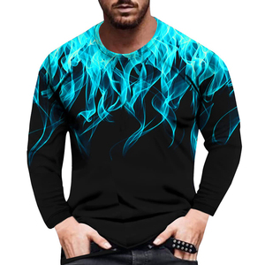 100% Organic Cotton Unisex Breathable Eco-Friendly Anti-Wrinkle Digital Print Custom Logo T-<b>Shirt</b> Streetwear Plus Size <b>Waffle</b> - Product Image 5