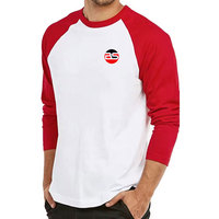 T-shirt à manches longues pour homme, imprimé, sur mesure, en polyester et coton, coupe ample, faible MOQ