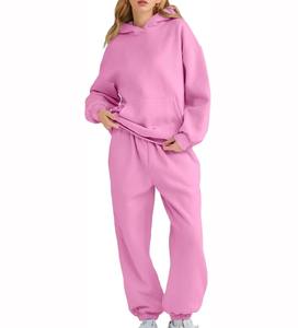 Chándal de Forro Polar con Capucha, Holgado, para Mujer, Tallas Grandes, Ligero, Transpirable, de Secado Rápido, con Logotipo Personalizado - Product Image 1