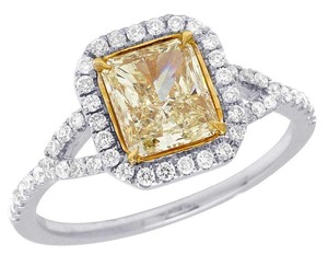 Fancy S925 plata esterlina moissanite cojín corte diamante helado estilo Vintage anillo para mujer joyería de boda - Product Image 1