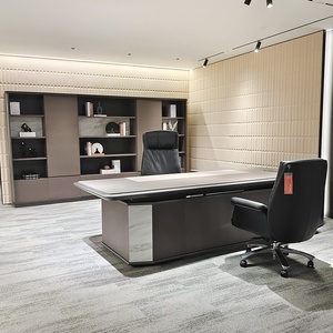 Escritorio Ejecutivo de Última Generación, Muebles de Oficina, Escritorio Ergonómico para Directores, Duradero, de Madera, Resistente al Agua, Ecológico, para el Hogar, la Villa o la Oficina - Product Image 1