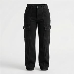 Casual Four Pockets <b>Jeans</b> Cargo Ladies High Waist Pants Female Wide Leg <b>Jeans</b> <b>Women's</b> Pants For <b>Women</b> Fashion Trendy Streetwear - Product Image 1