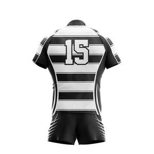 Uniforme de rugby cómodo superventas Uniforme de rugby de manga corta hecho de alta calidad Uniforme de rugby de gran oferta - Product Image 3