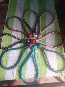 Bosal de cuero crudo de alta calidad con núcleo de cuerda Western Riding Hackamore Noseband para un cómodo entrenamiento de caballos Bitless - Product Image 4