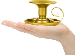 Modern Home Decorative Metal Brass Candle Holders and Candle Jars for Wedding Dinnerware <b>Table</b> Decor Candle Pot - Product Image 2
