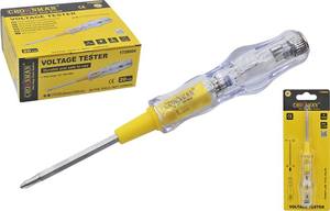 Crownun เครื่องทดสอบวงจรไฟฟ้า, ปากกาทดสอบไขควง100-500โวลต์พร้อมหลอดนีออนทดสอบแรงดันไฟฟ้า - Product Image 2