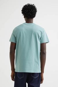 T-Shirt d'été à manches courtes et col rond pour homme, couleur unie, coupe classique, Logo personnalisé, mode de rue - Product Image 2