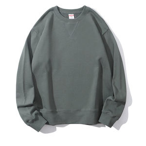 Sudadera con capucha de cuello redondo y logotipo personalizado de alta calidad OEM para hombre, ropa de calle de algodón, ropa de moda, sudaderas en blanco bordadas de invierno - Product Image 3