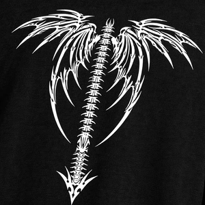 Men's Black <b>Gothic</b> Style <b>T</b>-<b>Shirt</b> Solid Pattern Screen Printed O-Neck Short Sleeve Loose Fit Washed Breathable Cotton Jersey Tee - Product Image 6